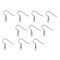 JewelrySupply French Hook Earring Wire with Bead & Spring Surgical Stainless Steel (10-Pcs)